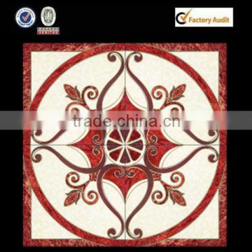 red non slip shiny ceramic floor dining room tiles