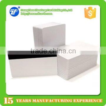 Inkjet printing blank hi-co plastic magnetic stripe card