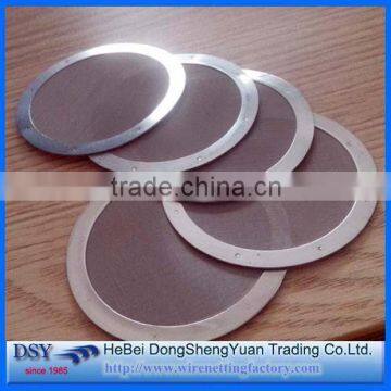 fine sus304 316 stainless steel filter mesh screen / 10 micron oil filter disc / wire mesh price