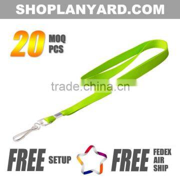 Customized blank lanyards with clips