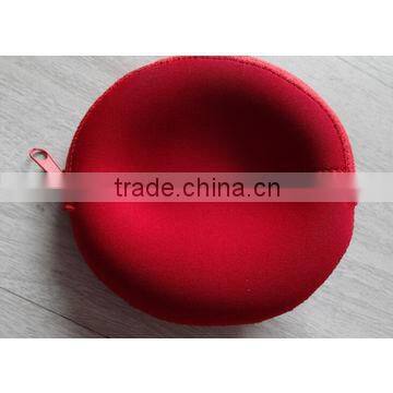 Round neoprene bags, China manufacture, logo printing and customized size available