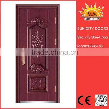 SC-S183 Security Imitate Purple Bronze Steel Doors