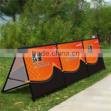 Advertising Double side with flags one unit A-up Display