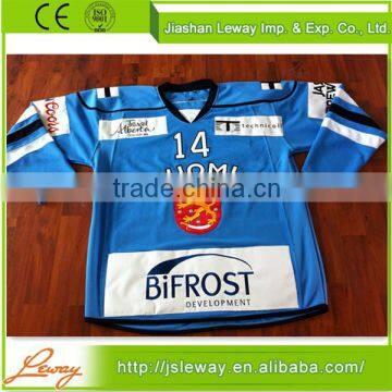 Custom design goalkeeper ice hockey jerseys made in china