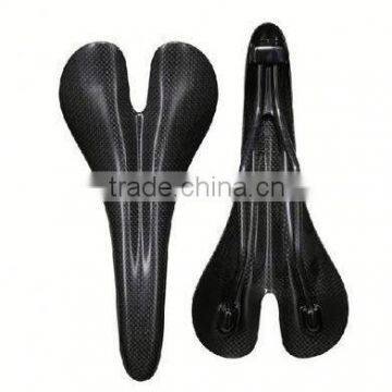 Weight light new product 2014 hot road bicycle or mountain bike carbon fiber saddle seat