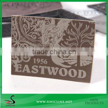 Sinicline China supplier cheaper custom leather labels