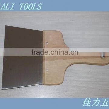 420 Stainless Steel Scraper / Wooden Hand Tools / Wholesale China photo-3