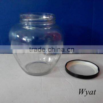 Wholesale 650ml 22oz Glass Food Storage Jars Glass Pickle Canister With Lids photo-3