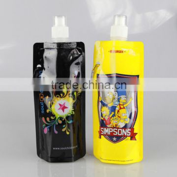 Customized foldable fruit infuser water bottle/water bottle collapsible