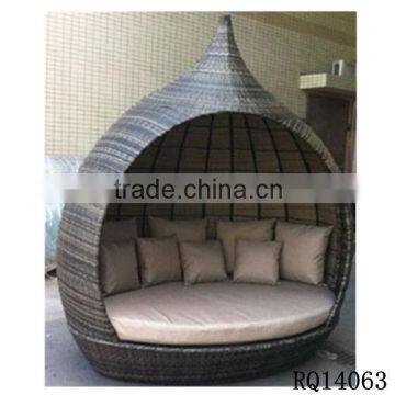 Rattan Round Lovely Chair PE Rattan Alum Frame