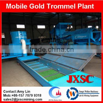 mini mobile gold washing plant