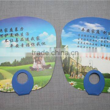 OEM PP Material Cheap Advertising Plastic Big Hand Fan for Promotion photo-6