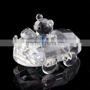 cute k5 crystal glass car model