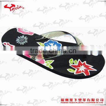 Ladies casual PE flip flop supplier