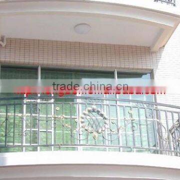 Top-selling modern artistic wrought iron balcony fence