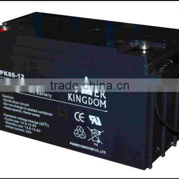 12V 80Ah Deep Cycle Battery for Solar System