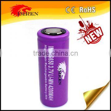 High Drain Battery IMREN IMR 26650 4200mAh 60A 3.7v Battery for Mechanical Mods