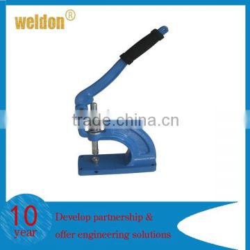 Weldon metal eyelet manual press machine &buttonhole making maching