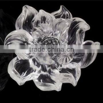 Meticulously Carved Colorful Home Decoration Crystal Lotus photo-2