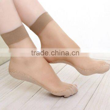 transaprent colorful women sheer short nylon transparent ankle socks