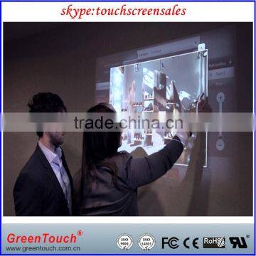 Super HD 100 inch 8K multi touch foil table,interactive touch screen foil display