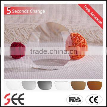 Ophthalmic Lenses 1.56 5 Seconds PGX S/F Photochromic Semi-finsished photo-2