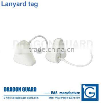 EAS plastic tag with lanyard T038