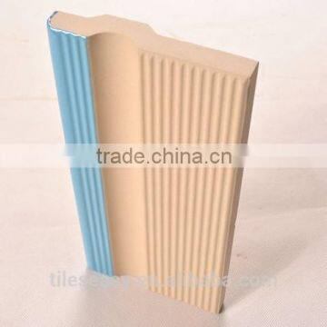 blue swimming pool handdrail tiles made in china