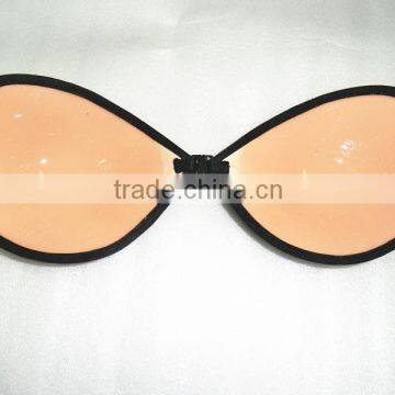 Front Closure Stretchable Fabric Bra Seamless Sponge Bra