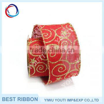 Latest Wholesale polyester burlap ribbon