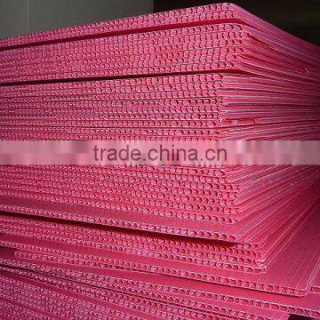 hollow sheet colored pp hollow sheet