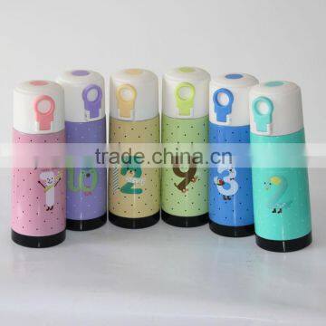 Hand clasp double wall stainless steel high grade vacuum bottle