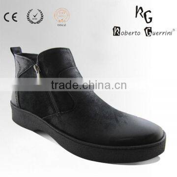 Cow Leather Rubber Outsole Man Boot China Man Shoe