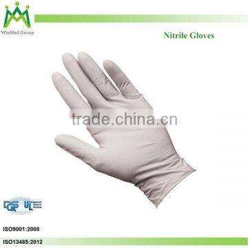 nitrile foam dotted gloves en388 4121
