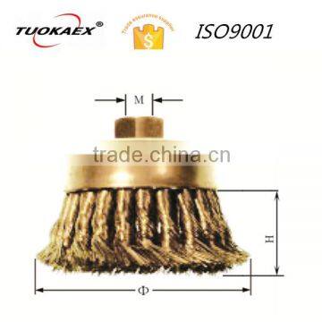 Knot wire cup brush non sparking brass knot wire cup brush                        
                                                Quality Choice