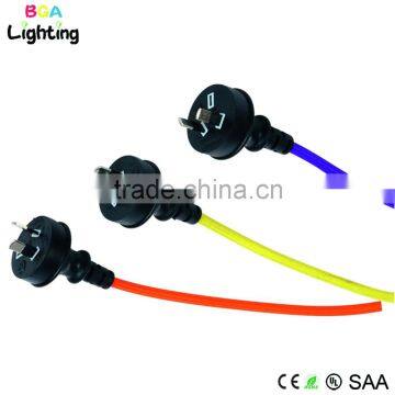Australia fraided wire AC cord plugs for home appliance