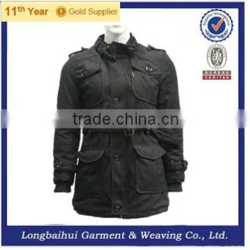 Men's fashion warm woolen jacket