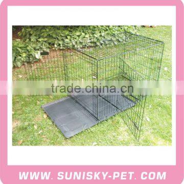 Large Wire Mesh Pet Cage With Two Doors Dog Cage