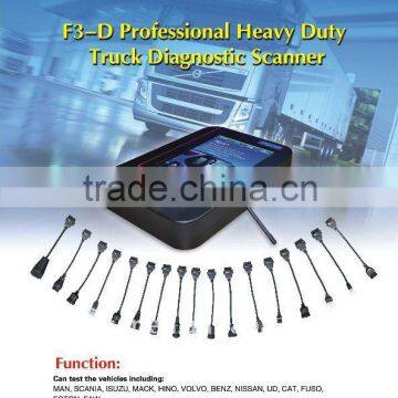 FCAR F3-D heavy duty truck diagnostic tools for diesel Bosch, Cummins, Catepillar, Denso engine. etc