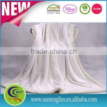 super useful short flush and berber fleece blanket