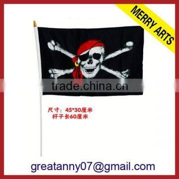 Hot New Products Customized Outdoor Promotional Green With White Decorative Outdoor Flags photo-2