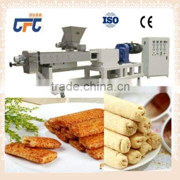 Puffed corn wheat snacks food extruder production line