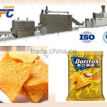 Full automatic doritos corn chips processing line