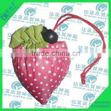 Strawberry folding bag,cute design recycled bag