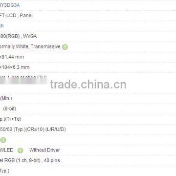 7.0 Inch LQ070Y3DG3A A-Si TFT-LCD Panel For SHARP photo-2