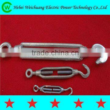 High Quality U.S. Type Drop Forged Galvanized Turnbuckle Hook and Eye Line Hardware photo-4