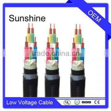 YJV insulation cu core xlpe/swa/pvc power cable