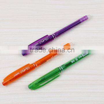 promotional stationery cheap plastic gel ink refill pen erasable for students or office use TC-9007