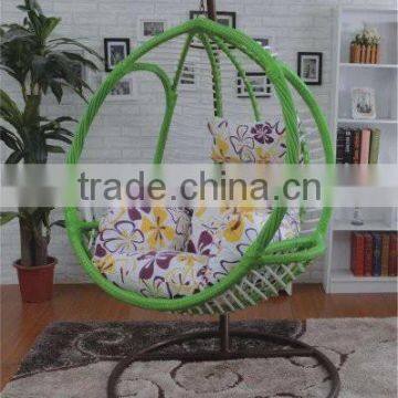 2016 popular patio swing rattan egg hanging swing chair for adult