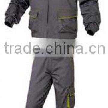 Marron Style 65% Cotton 35% Polyester 4 Packets Breathable Working Clothes photo-4